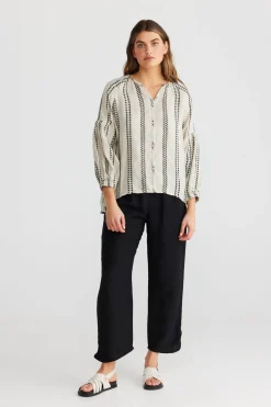 The Shanty Tops|Salerno Top - Valentina Stripe