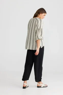 The Shanty Tops|Salerno Top - Valentina Stripe