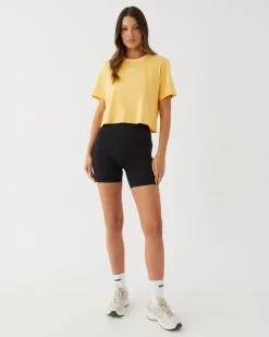 Upstate Tops|Evolve Cropped Tee- Pina Colada