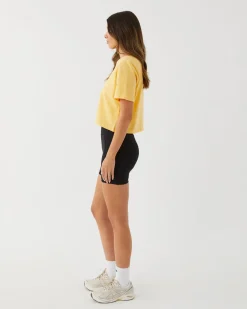 Upstate Tops|Evolve Cropped Tee- Pina Colada
