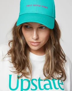 Upstate Accessories|Side Line Cap- Galactic Good Vibes Green
