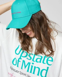 Upstate Accessories|Side Line Cap- Galactic Good Vibes Green