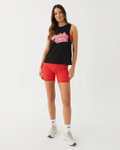 Upstate Tops|Unwind Tank- Black Bubble