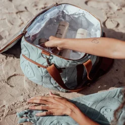 Wandering Folk Accessories|Picnic|Daisy Cooler Bag Large - Peppermint