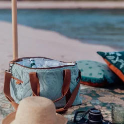 Wandering Folk Accessories|Picnic|Daisy Cooler Bag Large - Peppermint