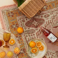 Wandering Folk Accessories|Picnic|Desert Throw - Pink Sands