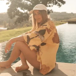 Wandering Folk Toggle Menu|Tops|Glades Over Swim Shirt - Chamomile