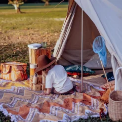 Wandering Folk Accessories|Picnic|Woven Throw - Jagger Iris
