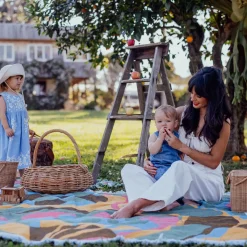 Wandering Folk Accessories|Picnic|Woven Throw - Kaleid Sugar