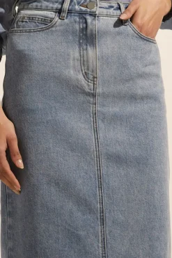 Zoe Kratzmann Skirts|Accord Skirt - Washed Denim