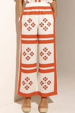 Zoe Kratzmann Pants|Breeze Pant - Tamarillo Scarf