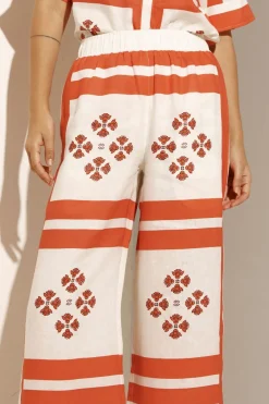 Zoe Kratzmann Pants|Breeze Pant - Tamarillo Scarf