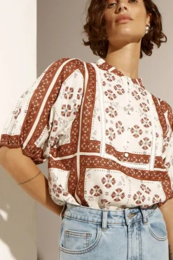 Zoe Kratzmann Tops|Gleam Top - Scarf