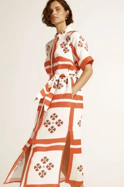 Zoe Kratzmann Dresses|Globe Dress - Tamarillo Scarf