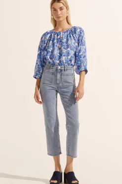 Zoe Kratzmann Tops|Imbue Top - Pacific Floral