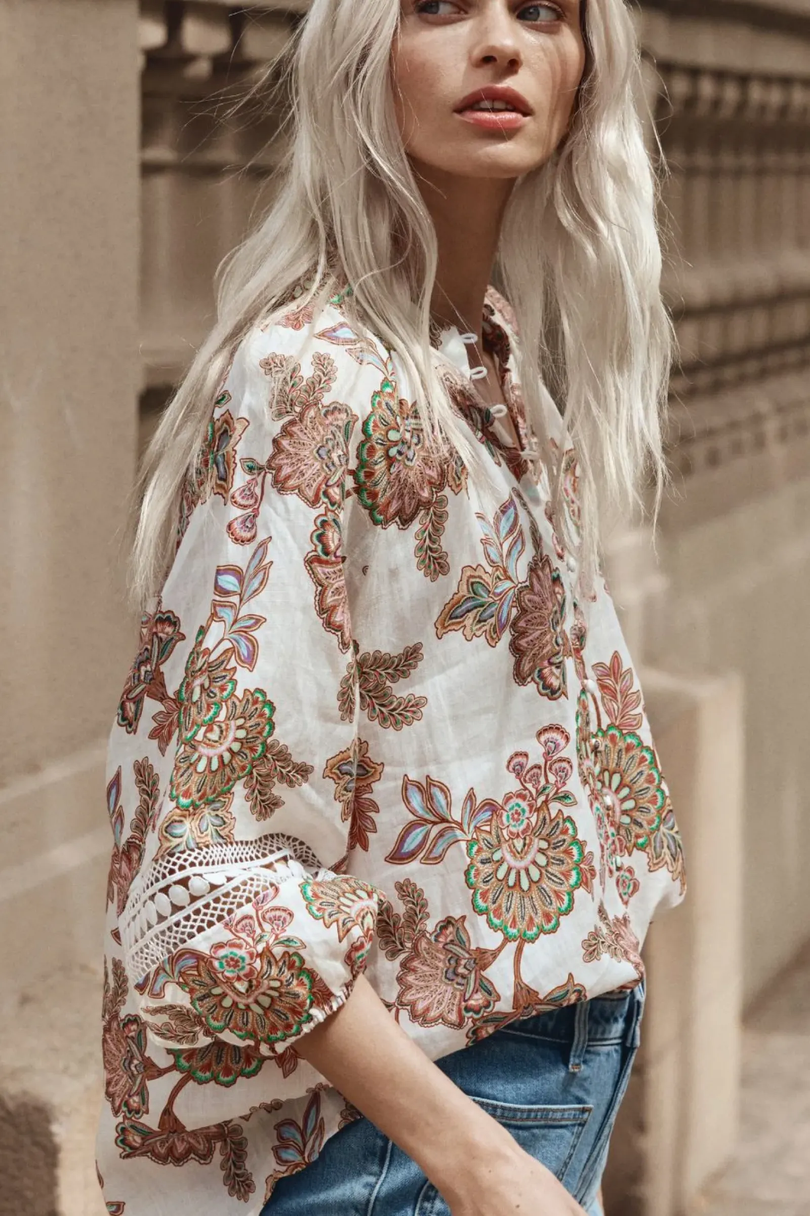 Zoe Kratzmann Tops|Invoke Top - K'gari Cream
