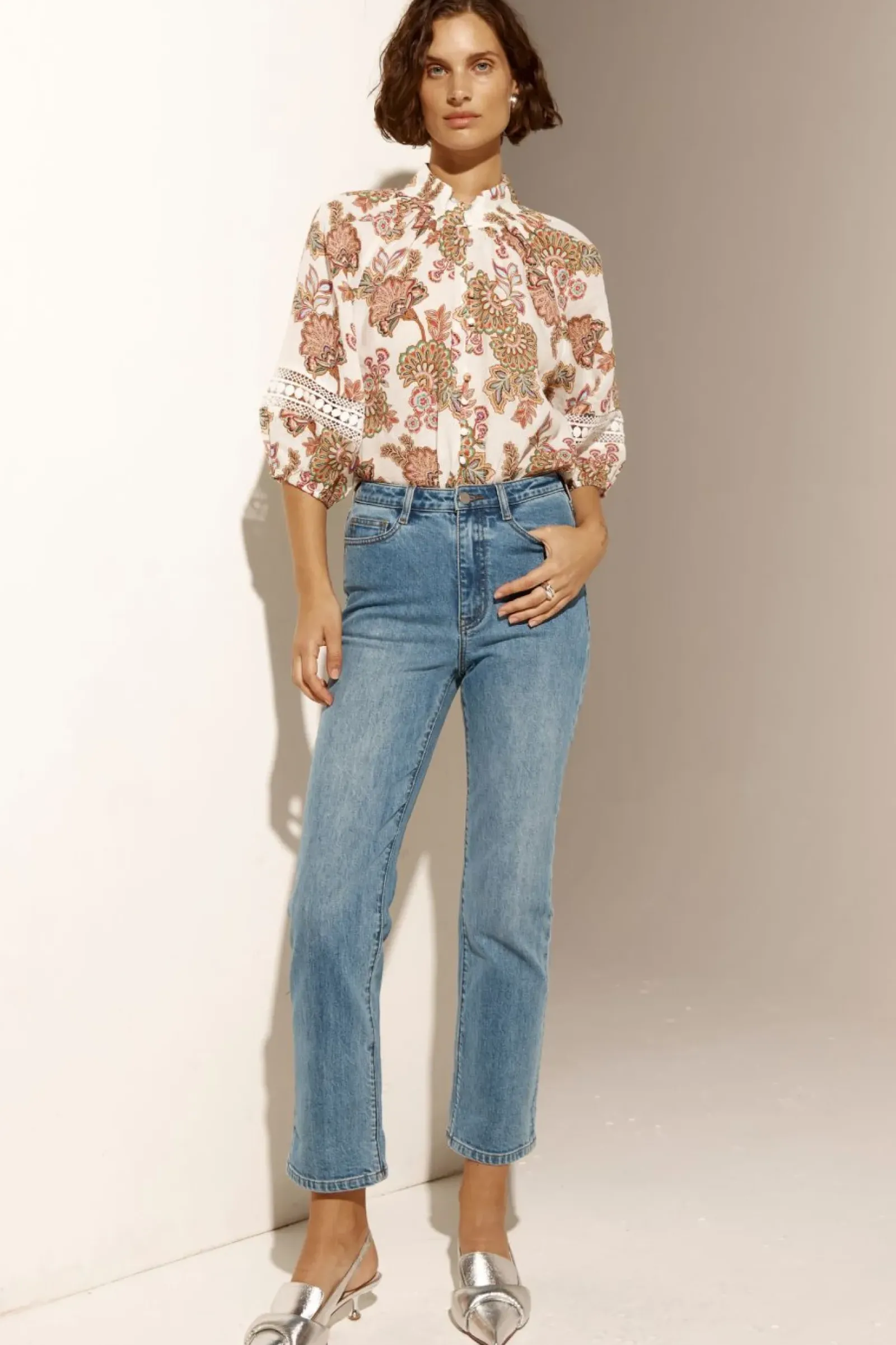 Zoe Kratzmann Tops|Invoke Top - K'gari Cream