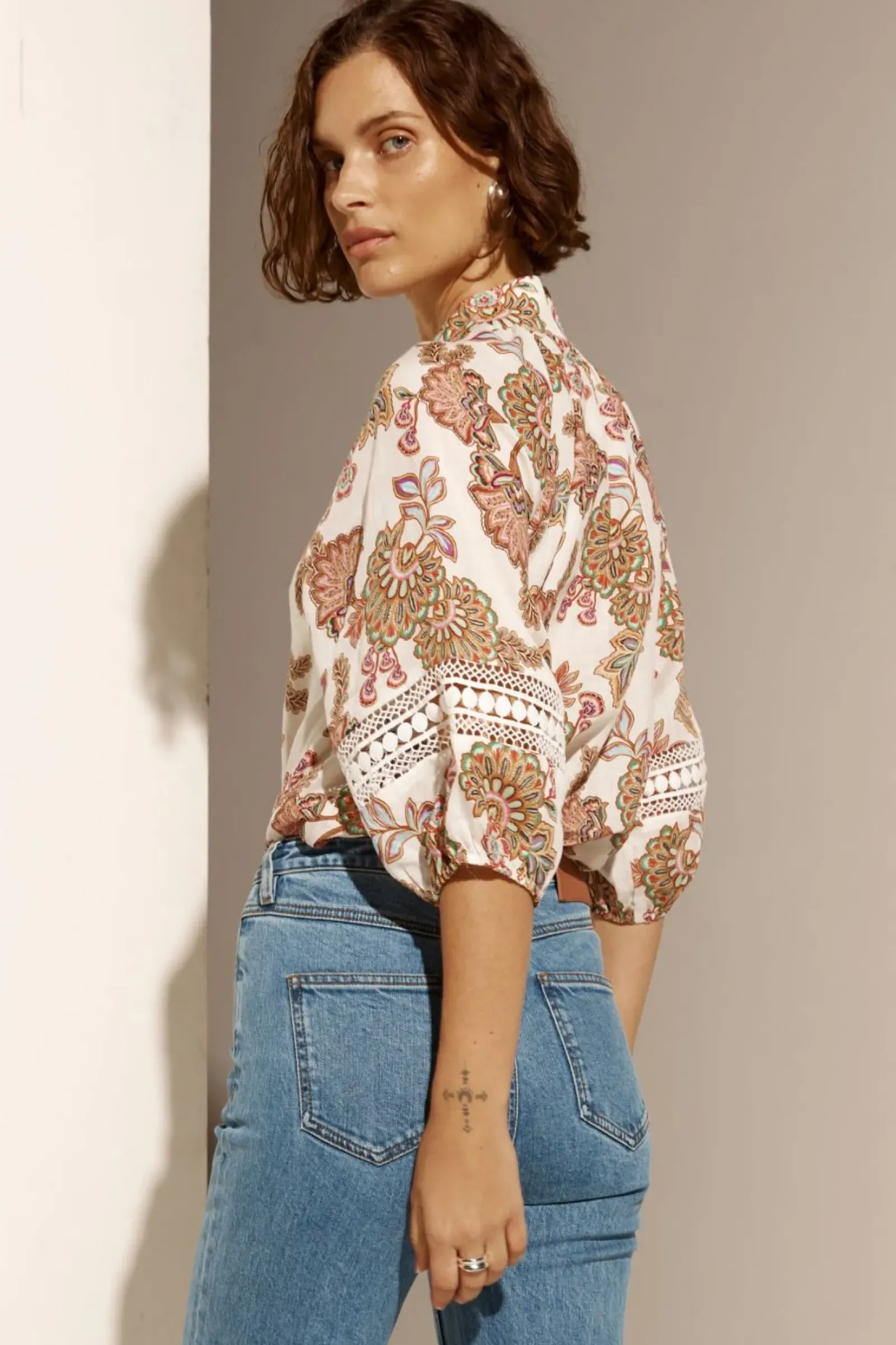 Zoe Kratzmann Tops|Invoke Top - K'gari Cream