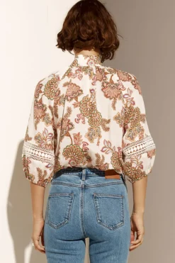 Zoe Kratzmann Tops|Invoke Top - K'gari Cream