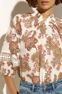 Zoe Kratzmann Tops|Invoke Top - K'gari Cream