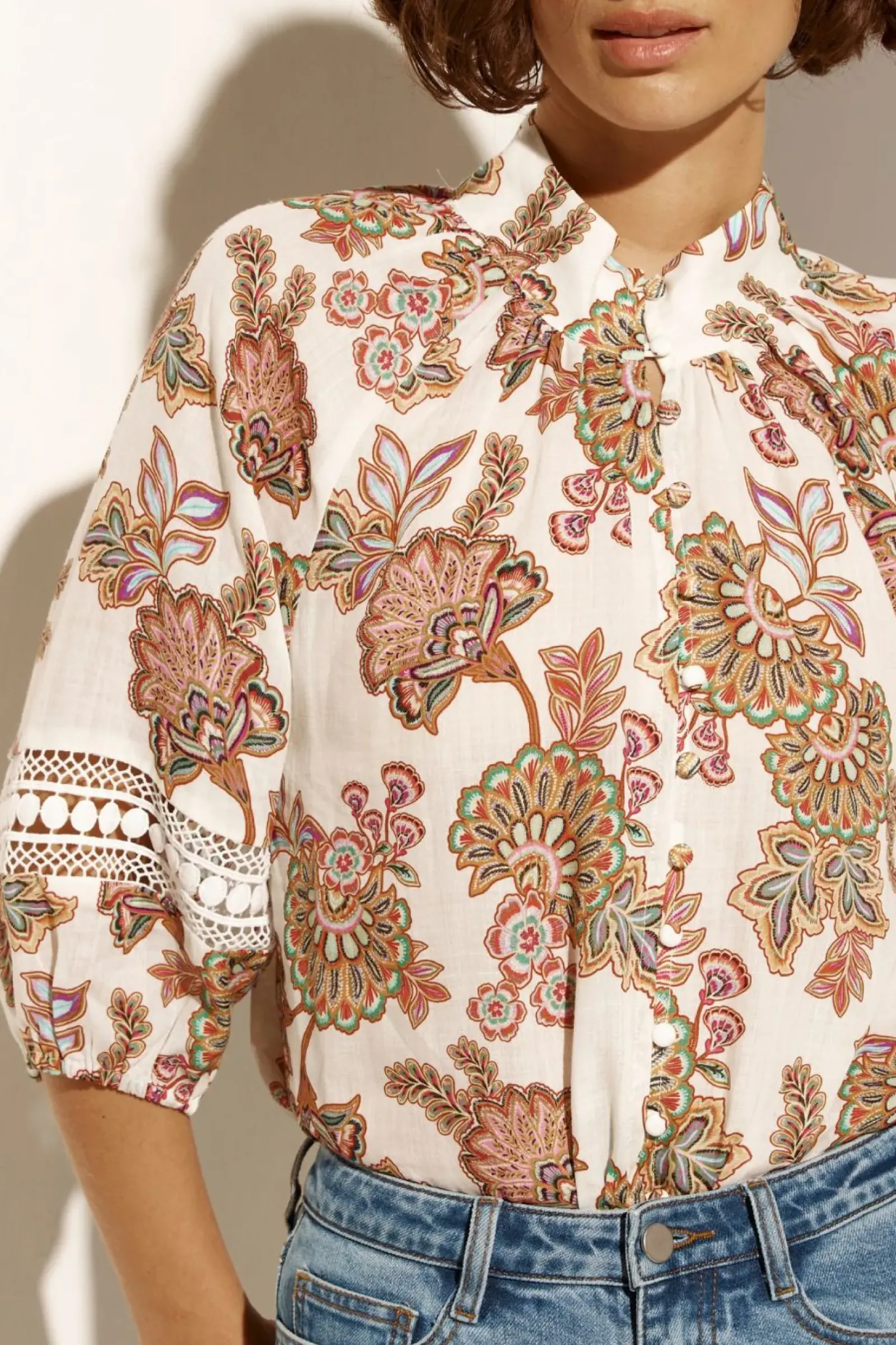 Zoe Kratzmann Tops|Invoke Top - K'gari Cream