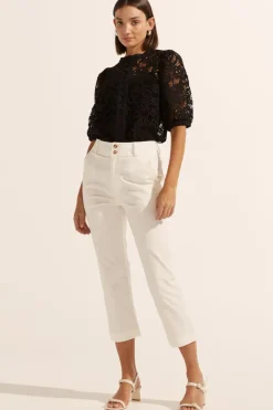 Zoe Kratzmann Tops|Parade Lace Top - Black