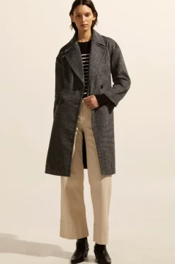 Zoe Kratzmann Jackets & Coats|Pillar Coat - Black Mini Check
