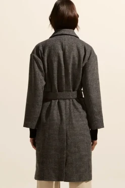 Zoe Kratzmann Jackets & Coats|Pillar Coat - Black Mini Check