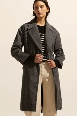 Zoe Kratzmann Jackets & Coats|Pillar Coat - Black Mini Check