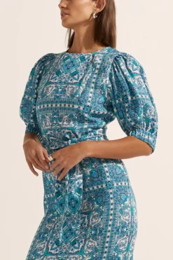 Zoe Kratzmann Dresses|Venture Dress - Sapphire Tile
