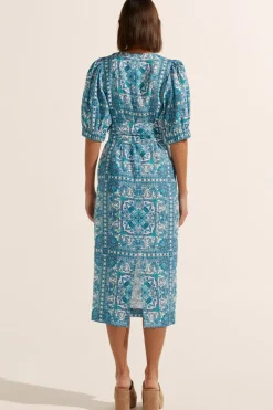 Zoe Kratzmann Dresses|Venture Dress - Sapphire Tile